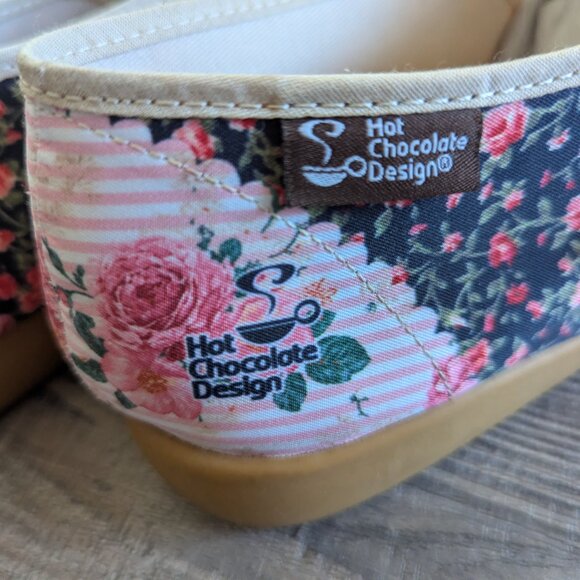 Hot Chocolate Designs Chocolaticas Women's Mary Jane Flat Shoes Rose Garden EU40 - Picture 9 of 14